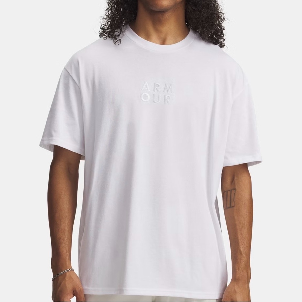 Under Armour Wordmark Heavyweight men’s tshirt size medium